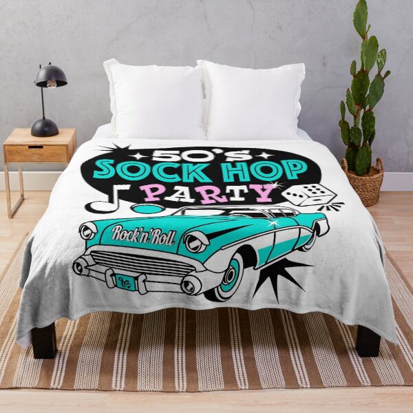 Item preview, 50s Sock Hop Party Rockabilly Rock and Roll Classic Car 1950s designed and sold by MemphisCenter.