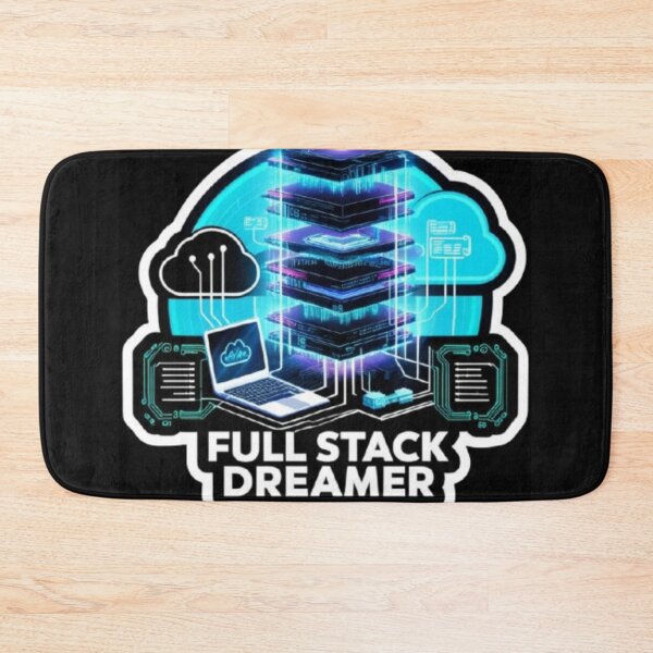 Item preview, Full Stack Dreamer Developer Sticker for Programmers and Software Engineers designed and sold by skillifyme.