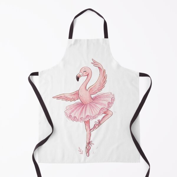 Item preview, Cute Pink Flamingo Ballerina Dancing Ballet Illustration designed and sold by TaiwanMemory.