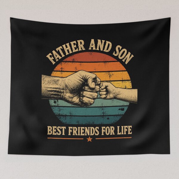Item preview, Father And Son Best Friends For Life Father Son Relationship Dad Family Gift designed and sold by FormalDehyena.