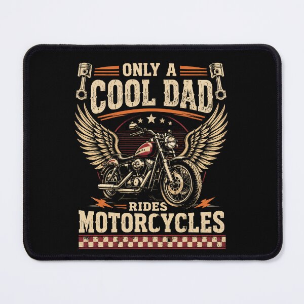 Item preview, Only A Cool Dad Rides Motorcycles | Motorcycle Dad Rider Father designed and sold by FormalDehyena.