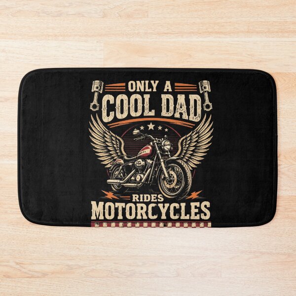 Item preview, Only A Cool Dad Rides Motorcycles | Motorcycle Dad Rider Father designed and sold by FormalDehyena.