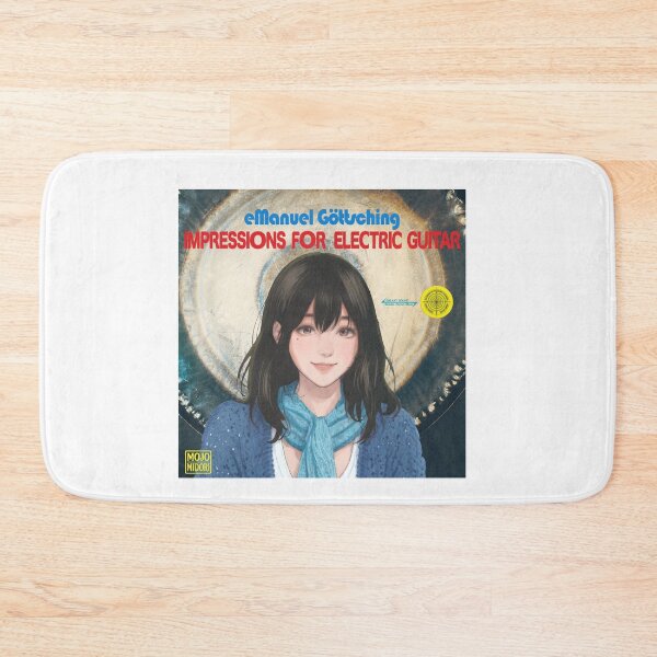 Item preview, IMPRESSIONS FOR ELECTRIC GUITAR ( EMANUEL GÖTTSCHING ) Retro Album Cover Parody Art designed and sold by MOJO-MIDORI.