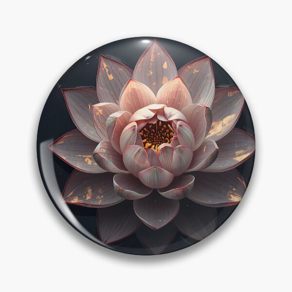 Item preview, Dark Lotus Flower Botanical Art Print designed and sold by KooksStudio.