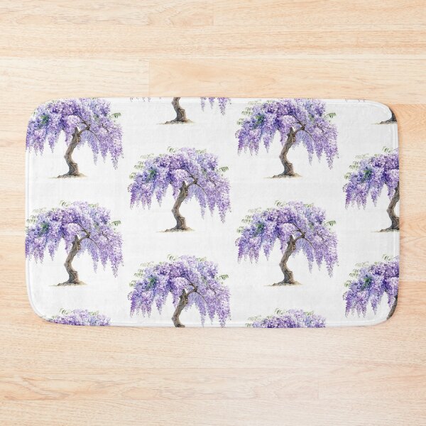 Item preview, Purple Wisteria Blooming Tree Artwork  designed and sold by NivyasArtistry.