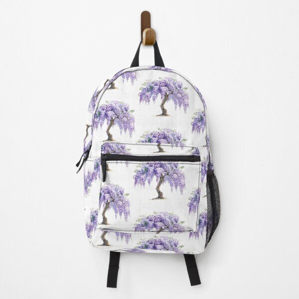 Item preview, Purple Wisteria Blooming Tree Artwork designed and sold by NivyasArtistry.