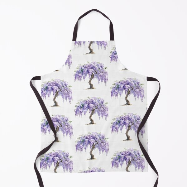Item preview, Purple Wisteria Blooming Tree Artwork designed and sold by NivyasArtistry.