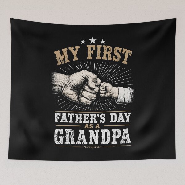 Item preview, My First Father's Day As A Grandpa New Grandfather Grandparent Gift designed and sold by FormalDehyena.