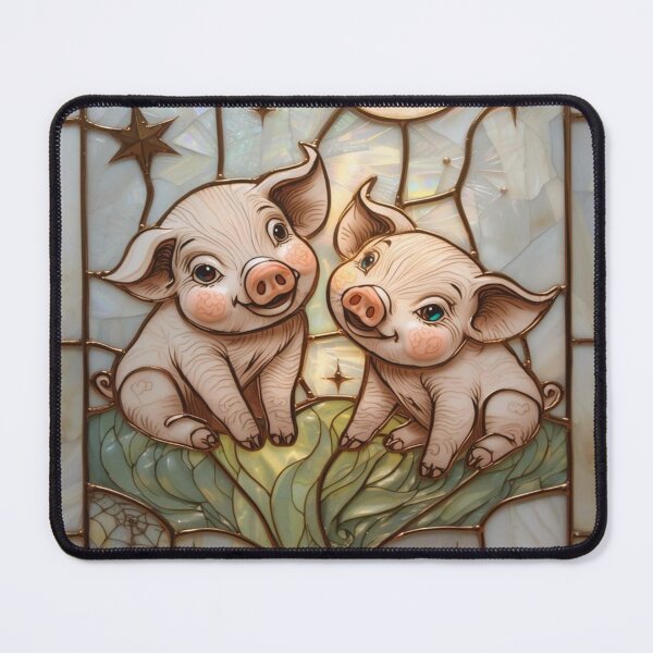 Item preview, Halloween Piggies Stained Glass Magic designed and sold by BriSher.