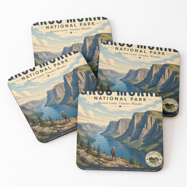 Item preview, Gros Morne Parks Canada Travel Poster designed and sold by greatlakesimage.