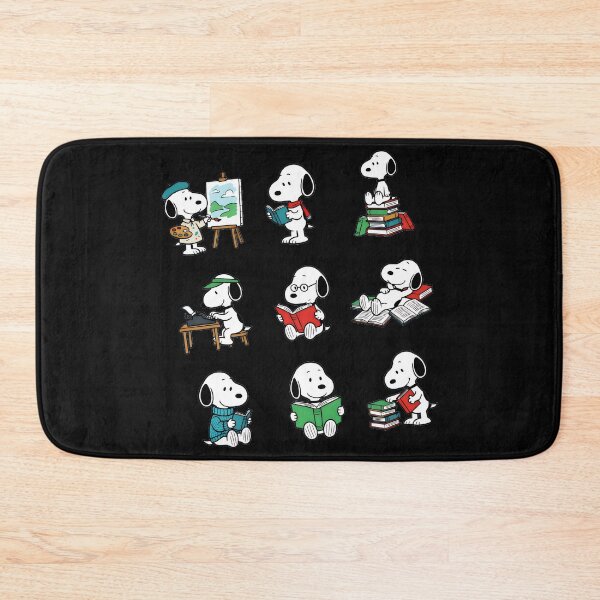 Item preview, Snoopy Peanuts Reading Books Writing Art Lover designed and sold by LysiTHWIP.