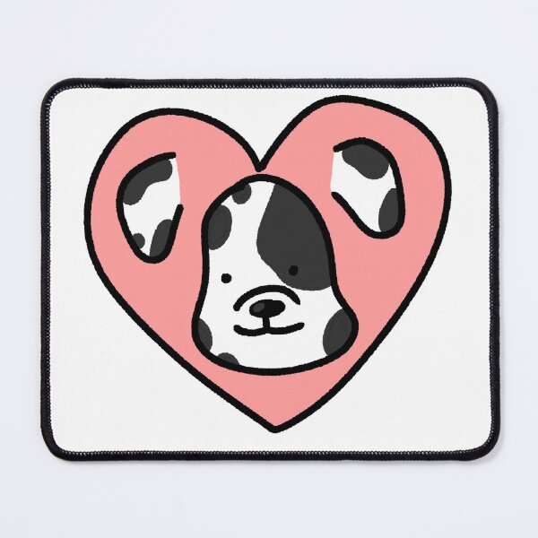 Item preview, Cute Dalmatian Heart designed and sold by TwinkleFrogs.