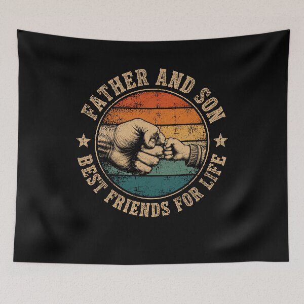 Item preview, Father And Son Best Friends For Life Family Bond Dad Son Fatherhood Gift designed and sold by FormalDehyena.