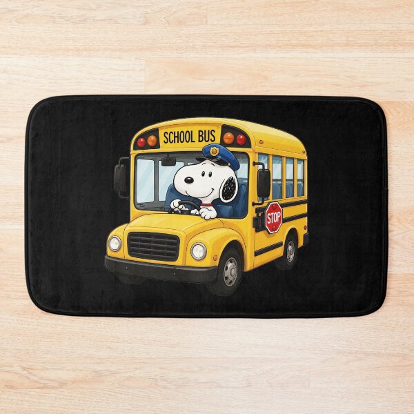 Item preview, School Bus Snoopy Driver Peanuts Back To School Teacher Student designed and sold by LysiTHWIP.