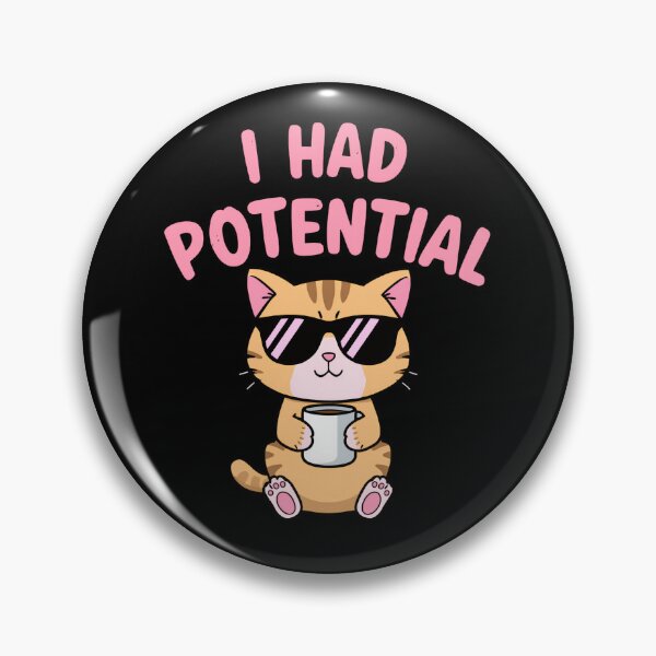 Item preview, I Had Potential Funny Cat Sunglasses T-Shirt designed and sold by Painter1Joyx.