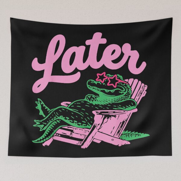 Item preview, Later Alligator Relaxation Vacation Animal Lover designed and sold by AmaXONIC.