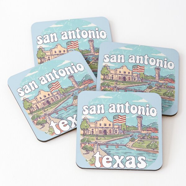 Item preview, San Antonio Texas The Alamo Retro Skyline Pride  designed and sold by HowToCanadian.