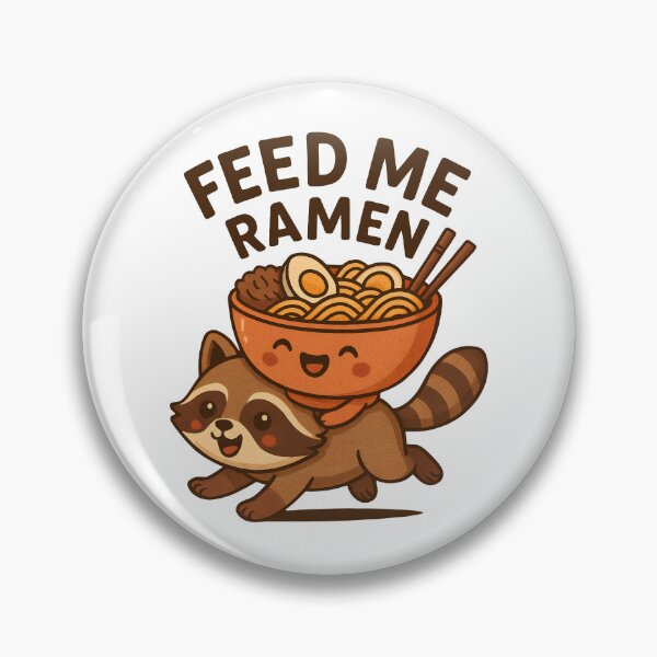 Item preview, Feed Me Ramen Cute Kawaii Raccoon Noodle Bowl designed and sold by Photo-Sphere101.