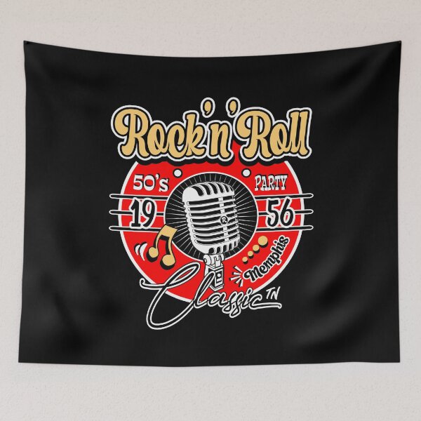 Item preview, Rockabilly Music Vintage 50s Sock Hop Rock N Roll Doo Wop Microphone designed and sold by MemphisCenter.