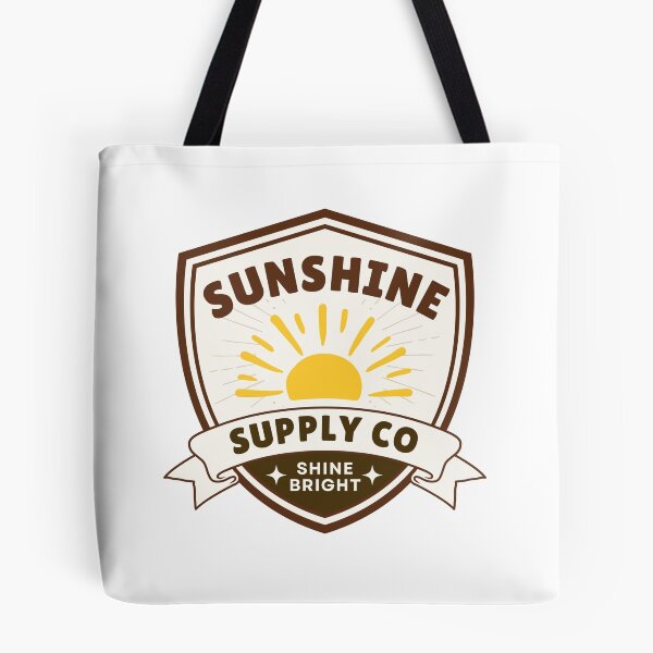 Item preview, Sunshine Supply Co Shine Bright Vintage Logo Retro Summer Apparel designed and sold by HYPNK.