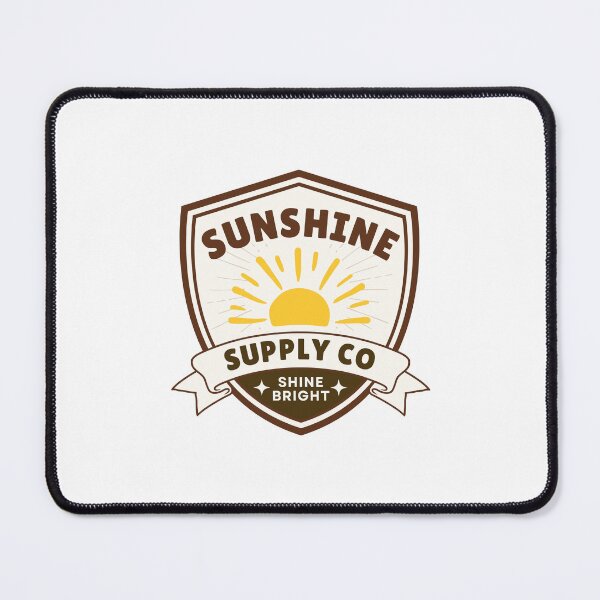 Item preview, Sunshine Supply Co Shine Bright Vintage Logo Retro Summer Apparel designed and sold by HYPNK.