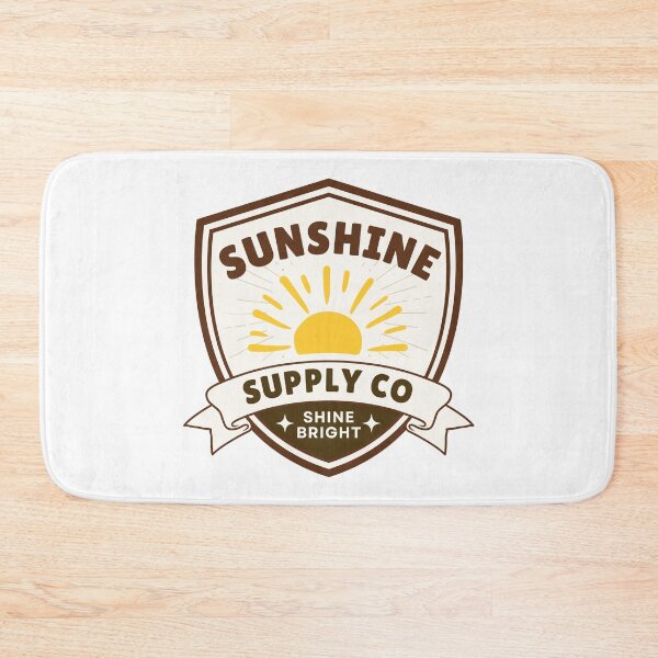 Item preview, Sunshine Supply Co Shine Bright Vintage Logo Retro Summer Apparel designed and sold by HYPNK.