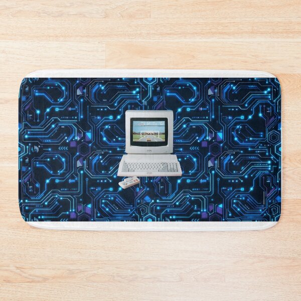 Item preview, Retro 80s Cyber Circuit Amstrad Computer Vintage Neon Geek Gaming Aesthetic designed and sold by SergioMiklos.