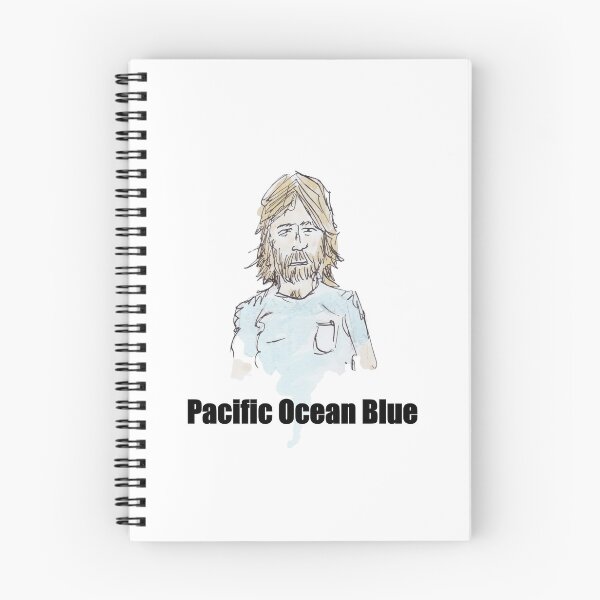 Item preview, Dennis Wilson pacific Ocean Blue designed and sold by Inky Fingers Illustrations.