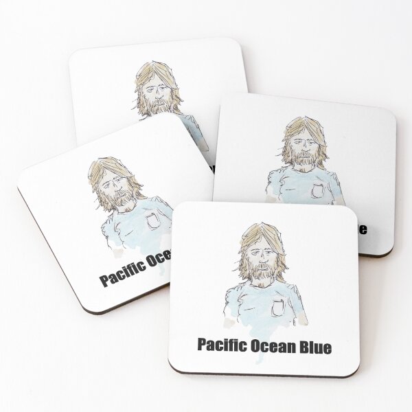 Item preview, Dennis Wilson pacific Ocean Blue designed and sold by Inky Fingers Illustrations.