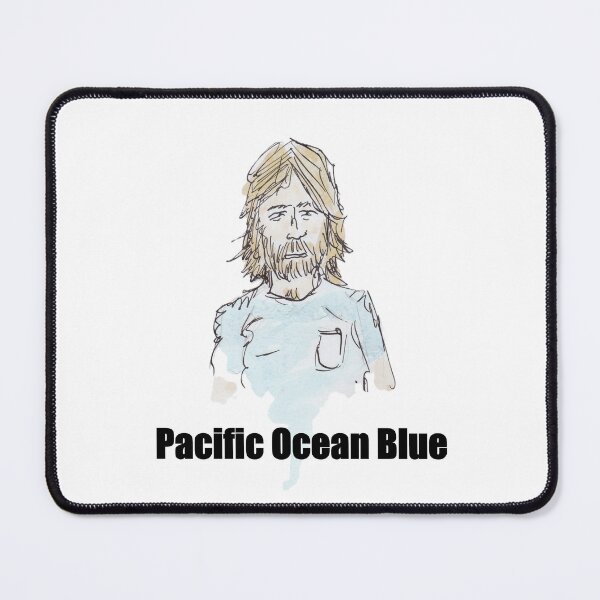 Item preview, Dennis Wilson pacific Ocean Blue designed and sold by Inky Fingers Illustrations.