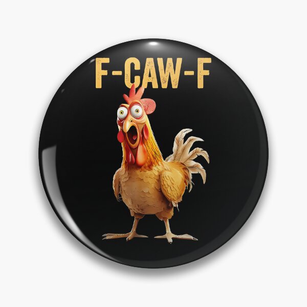 Item preview, F-Caw-F Funny Chicken Rooster Farmer Humor designed and sold by AmaXONIC.