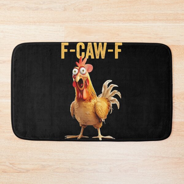 Item preview, F-Caw-F Funny Chicken Rooster Farmer Humor designed and sold by AmaXONIC.
