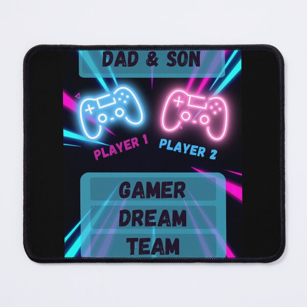 Item preview, dad and son matching gamer shirts designed and sold by QueenBabble.