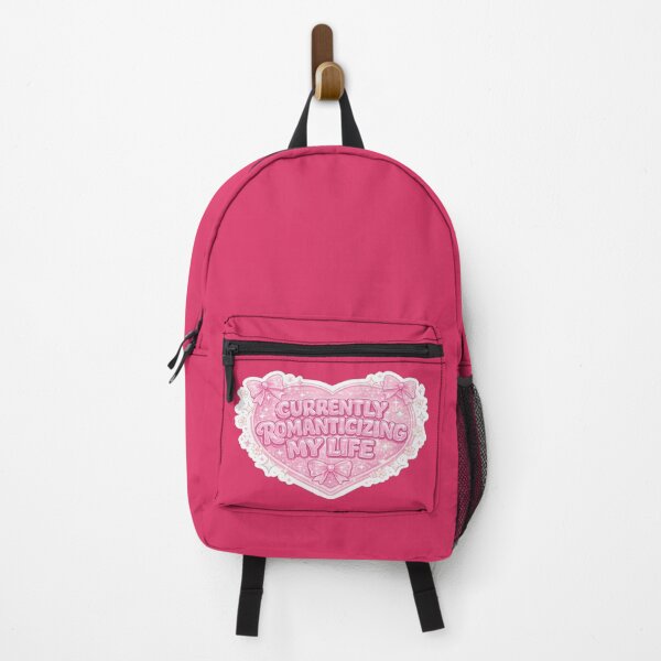 Item preview, Currently Romanticizing My Life Sticker designed and sold by PeachMuseStudio.