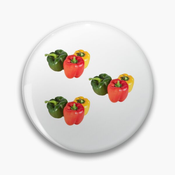 Item preview, Fresh Bell Peppers Side View - Colorful Vegetable Photography Print designed and sold by PabloRealePH.