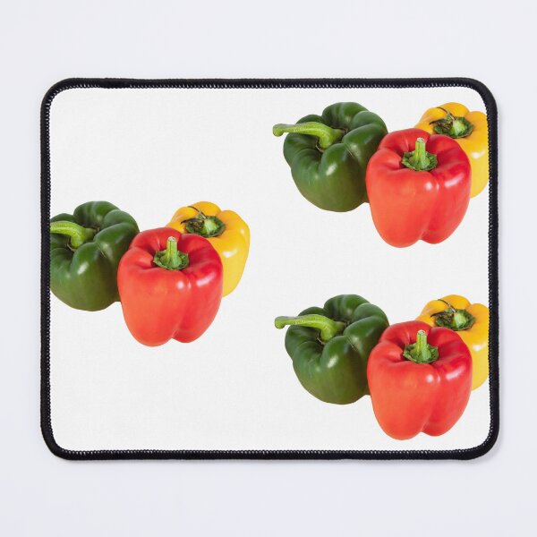 Item preview, Fresh Bell Peppers Side View - Colorful Vegetable Photography Print designed and sold by PabloRealePH.