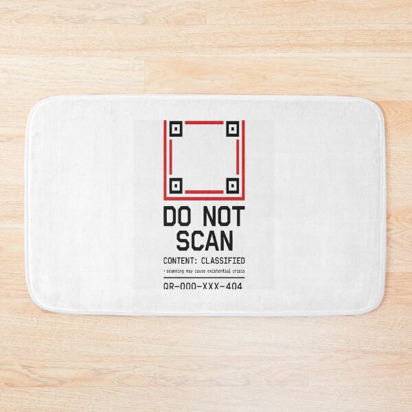 Item preview, Do Not Scan Classified Funny Minimalist Design designed and sold by NoNameDrops.