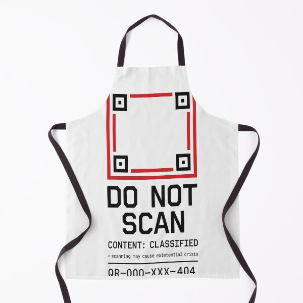 Artikelvorschau, Do Not Scan Classified Funny Minimalist Design entworfen und verkauft von NoNameDrops.