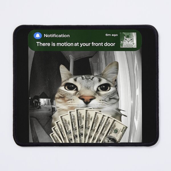 Item preview, There Is Motion At Your Front Door Funny Cat Smart Doorbell Money Pet Owner designed and sold by AmaXONIC.