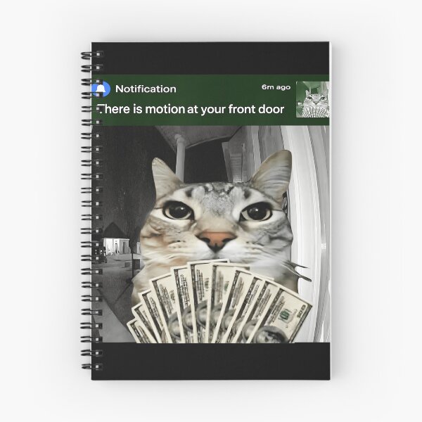 Item preview, There Is Motion At Your Front Door Funny Cat Smart Doorbell Money Pet Owner designed and sold by AmaXONIC.