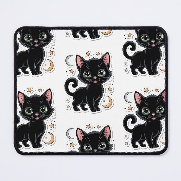 Item preview, Cute witchy black cat designed and sold by emiiemilova.
