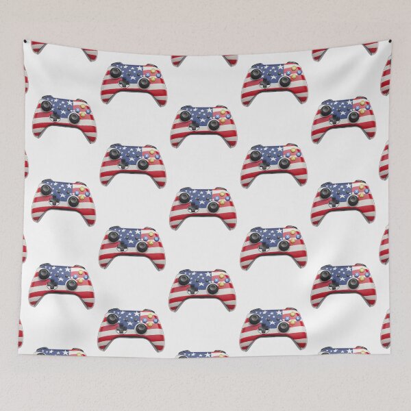 Item preview, American Flag Gamer 4th of July Video Games USA Patriotic designed and sold by smartrocket.