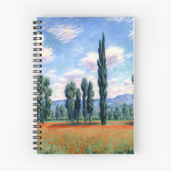 Item preview, Poppy Field in Giverny: Impression of Scarlet Blossoms, Sunlit Meadows designed and sold by artdesignsnow.