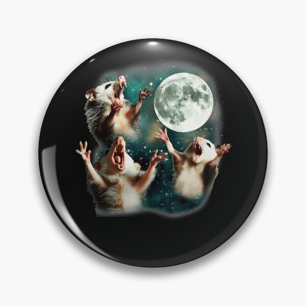 Item preview, Screaming Opossum Moon Animal Lover designed and sold by AmaXONIC.