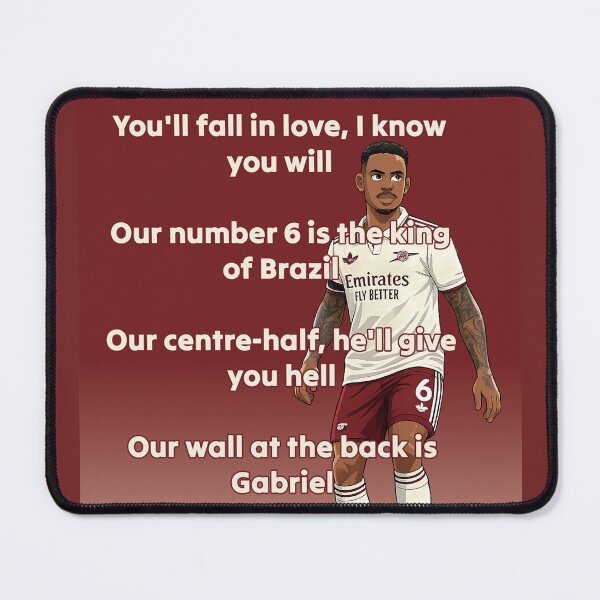 Item preview, Gabriel Magalhães - Our number 6 is the king of Brazil designed and sold by Charlotte Hawkins.