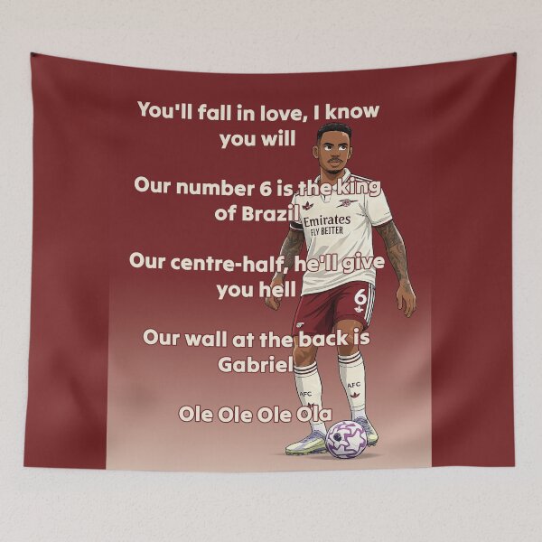 Item preview, Gabriel Magalhães - Our number 6 is the king of Brazil designed and sold by Charlotte Hawkins.