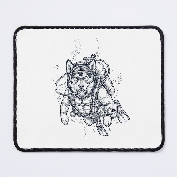 Item preview, Alaskan Malamute Scuba Diving Diver Dog Owner designed and sold by TerryConnells.