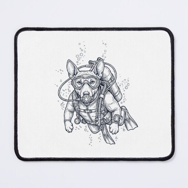 Item preview, Basenji Scuba Diving Diver Dog Owner designed and sold by TerryConnells.