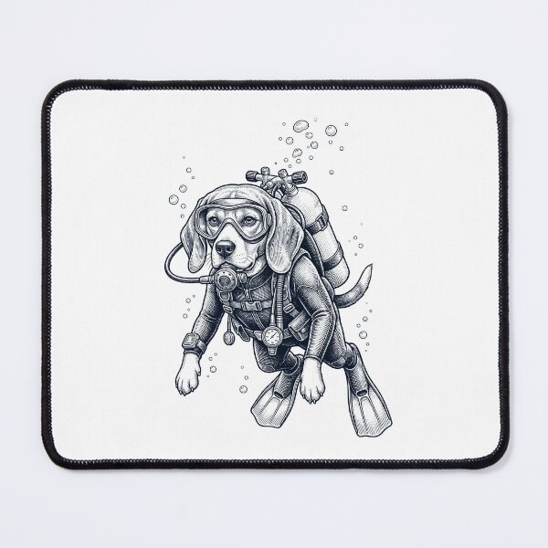 Item preview, Beagle Scuba Diving Diver Dog Owner designed and sold by TerryConnells.