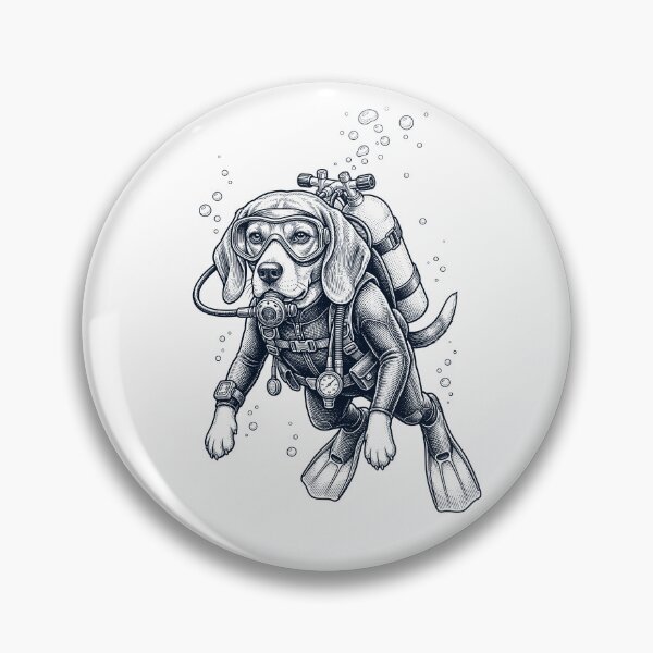 Item preview, Beagle Scuba Diving Diver Dog Owner designed and sold by TerryConnells.